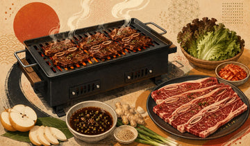 The kalbi recipe you remember was about the charcoal