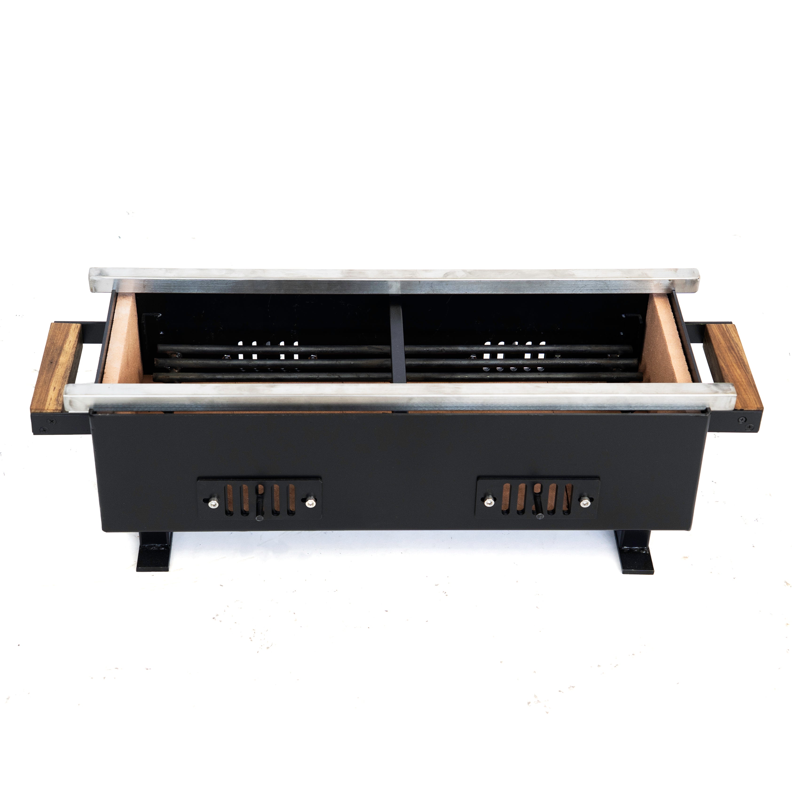 Yakitori grill rods - Medium Stainless Steel Grilling Bars (2-Pack, 62cm)