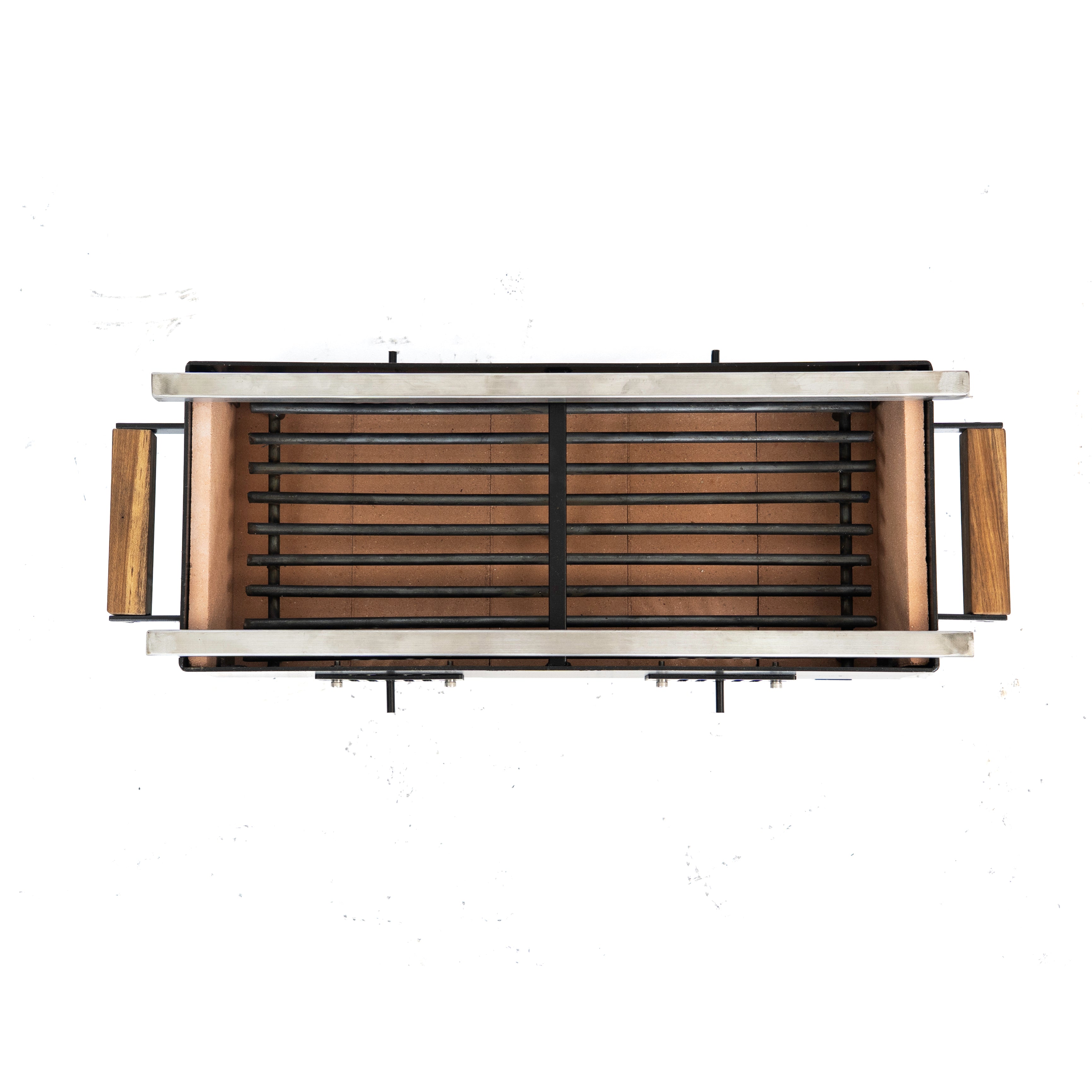 Yakitori grill rods - Medium Stainless Steel Grilling Bars (2-Pack, 62cm)